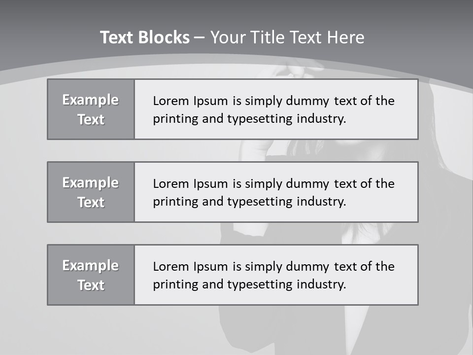 Aggressive Grey Model PowerPoint Template