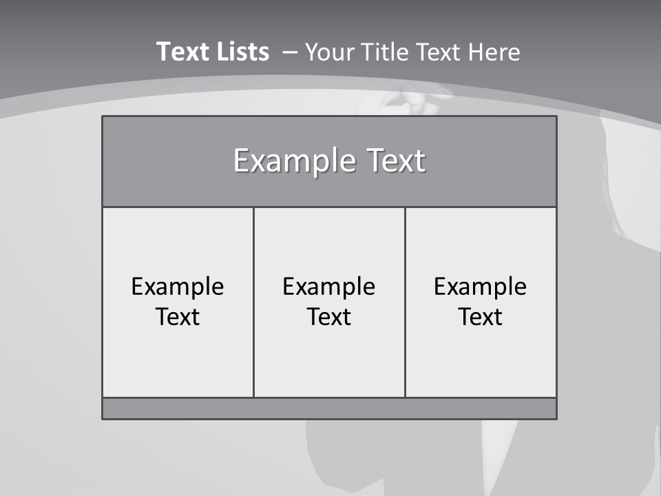 Aggressive Grey Model PowerPoint Template