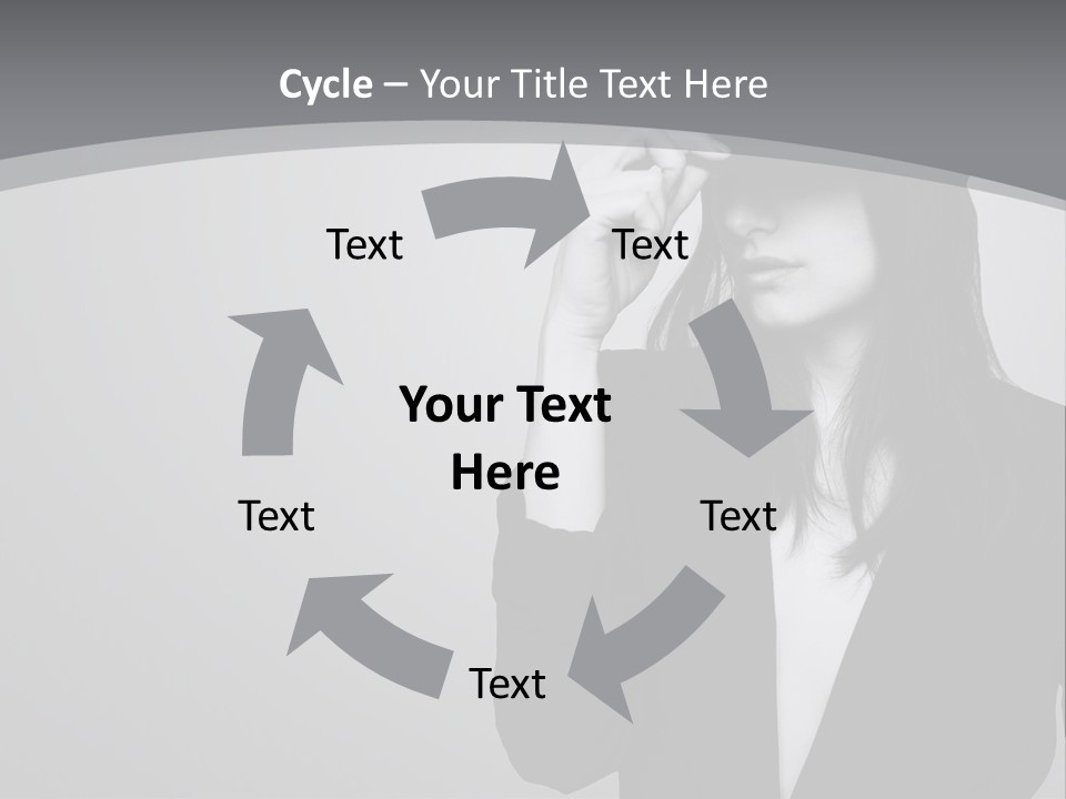 Aggressive Grey Model PowerPoint Template