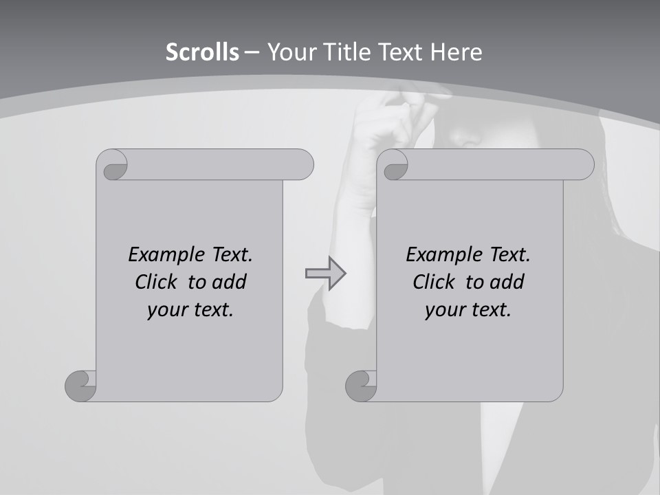 Aggressive Grey Model PowerPoint Template