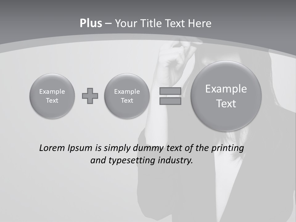 Aggressive Grey Model PowerPoint Template