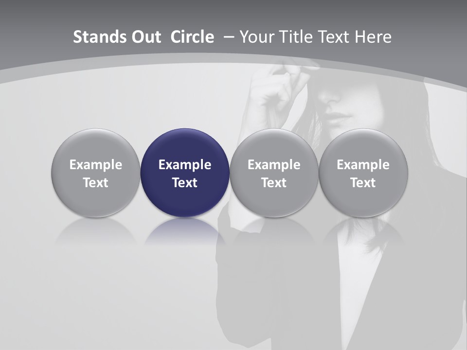 Aggressive Grey Model PowerPoint Template