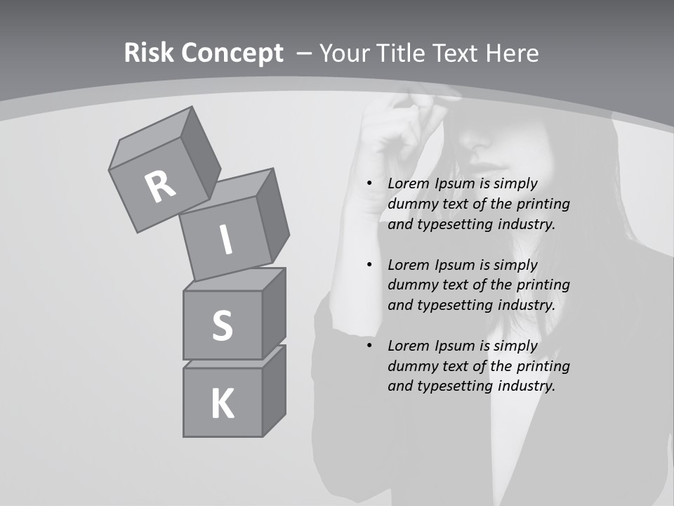 Aggressive Grey Model PowerPoint Template