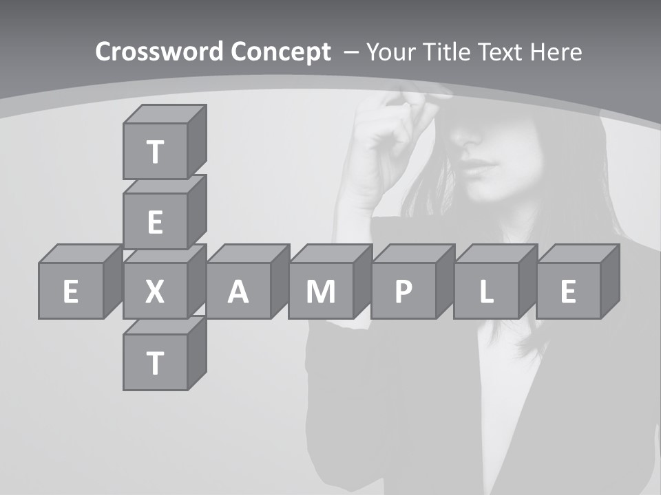 Aggressive Grey Model PowerPoint Template