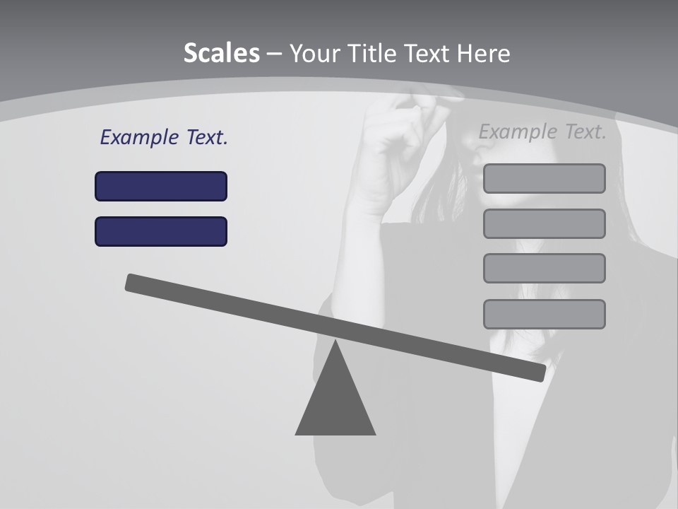 Aggressive Grey Model PowerPoint Template