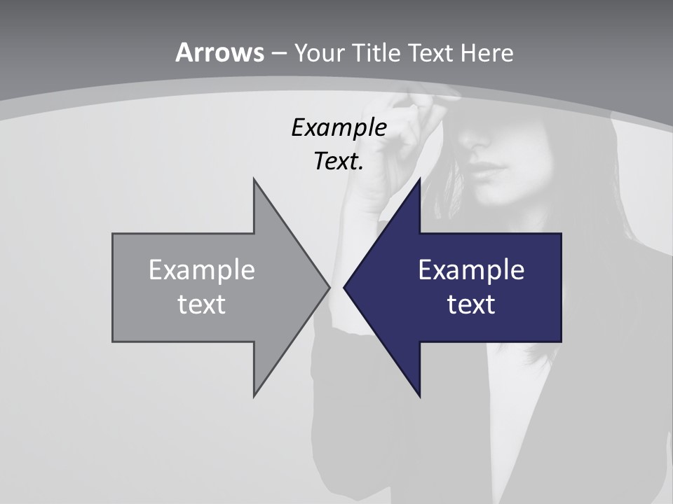 Aggressive Grey Model PowerPoint Template