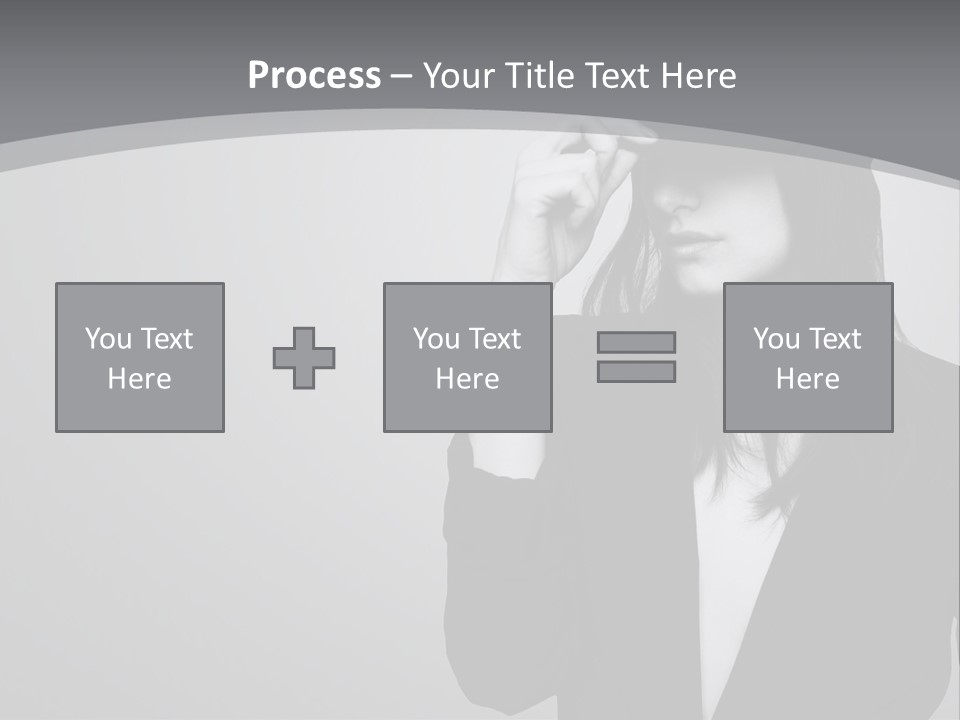 Aggressive Grey Model PowerPoint Template