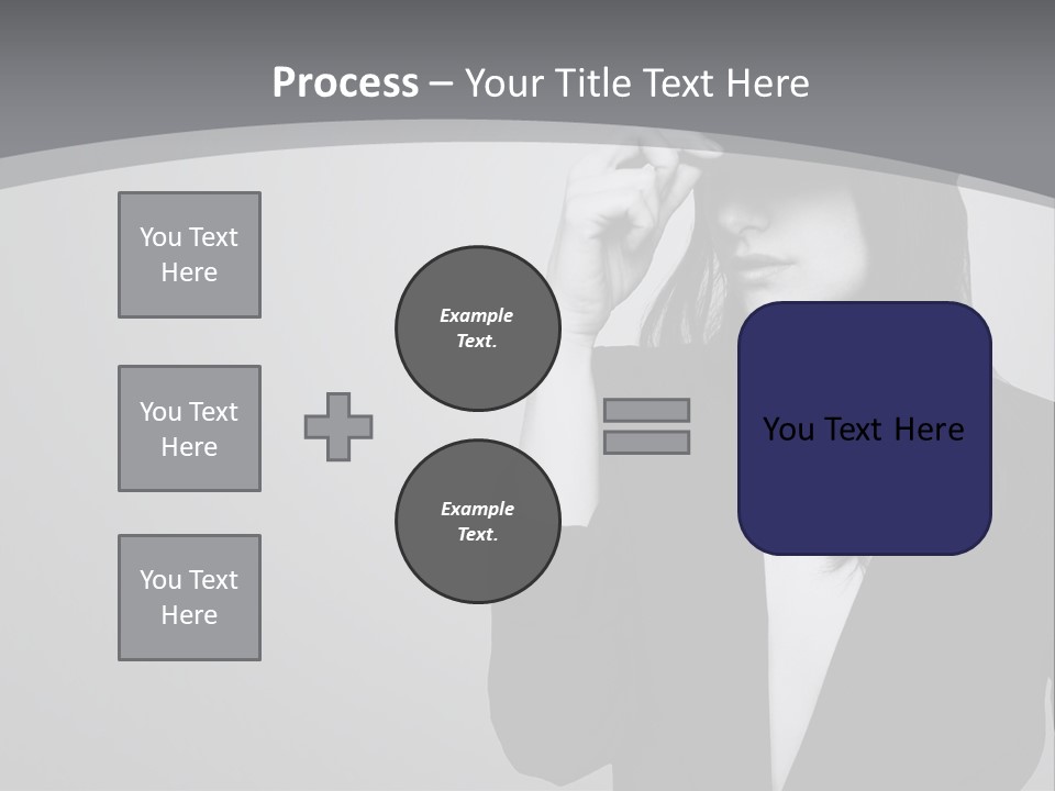 Aggressive Grey Model PowerPoint Template