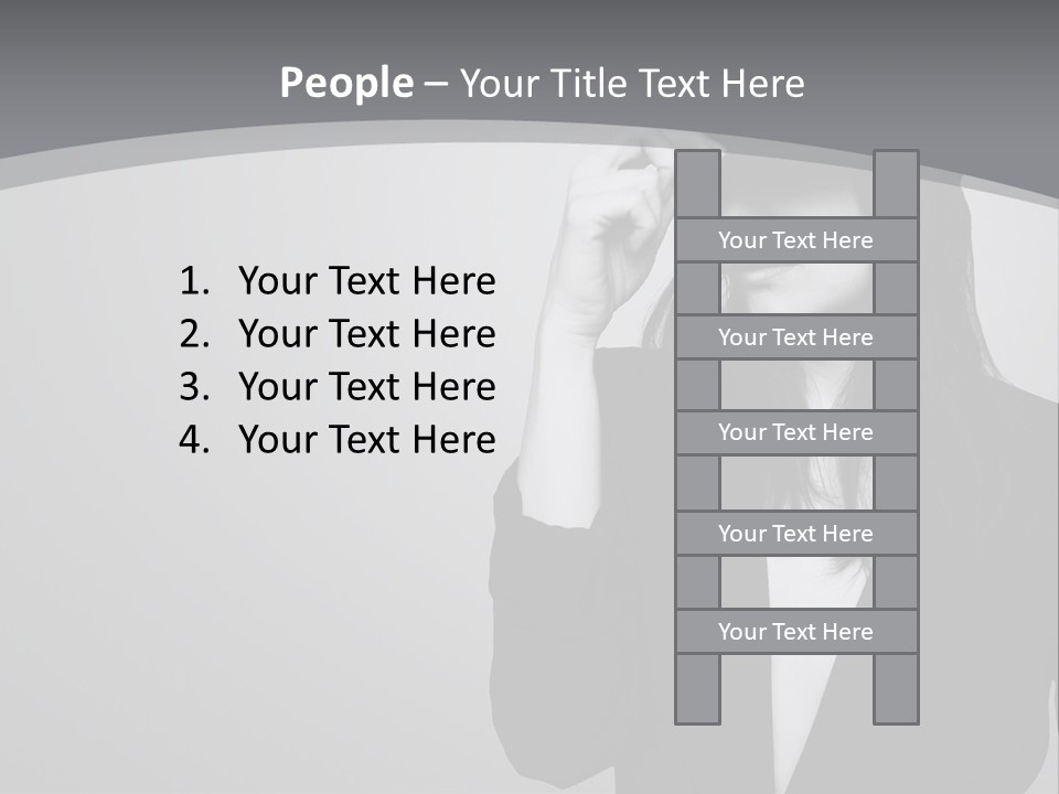Aggressive Grey Model PowerPoint Template