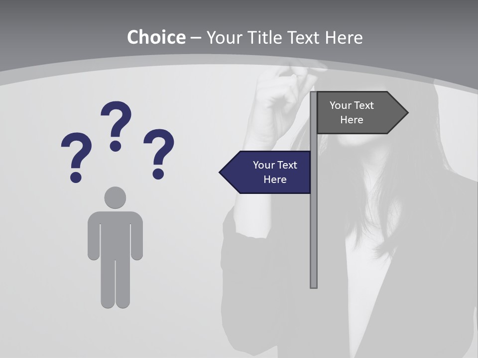 Aggressive Grey Model PowerPoint Template
