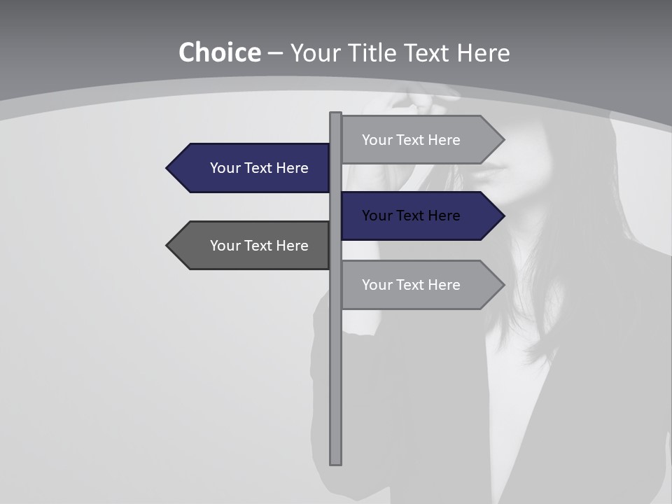 Aggressive Grey Model PowerPoint Template