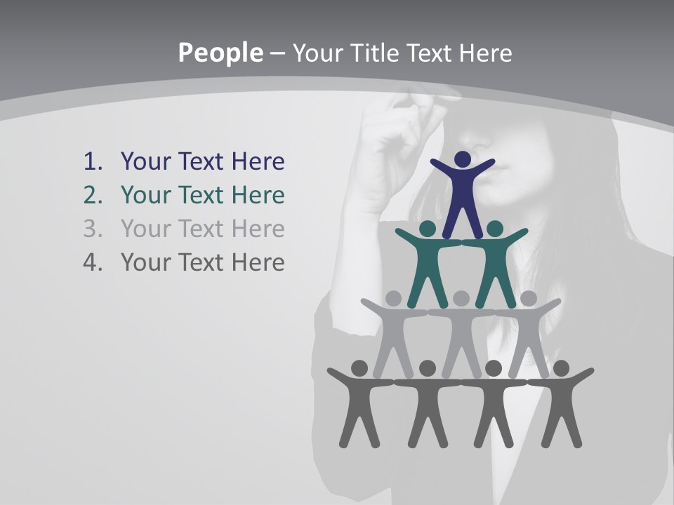 Aggressive Grey Model PowerPoint Template