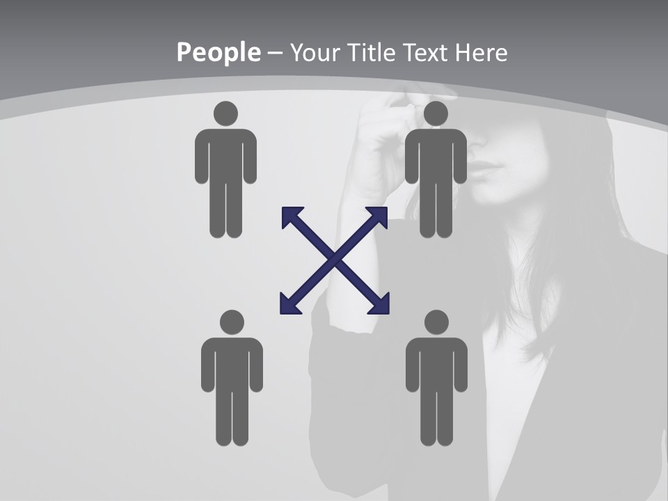 Aggressive Grey Model PowerPoint Template