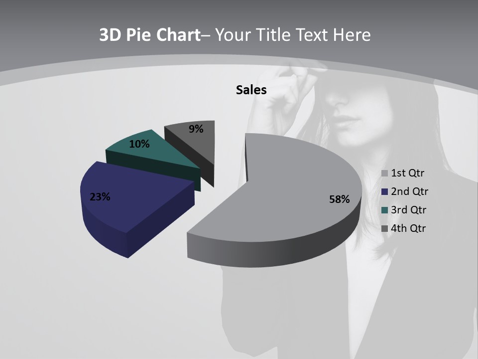 Aggressive Grey Model PowerPoint Template