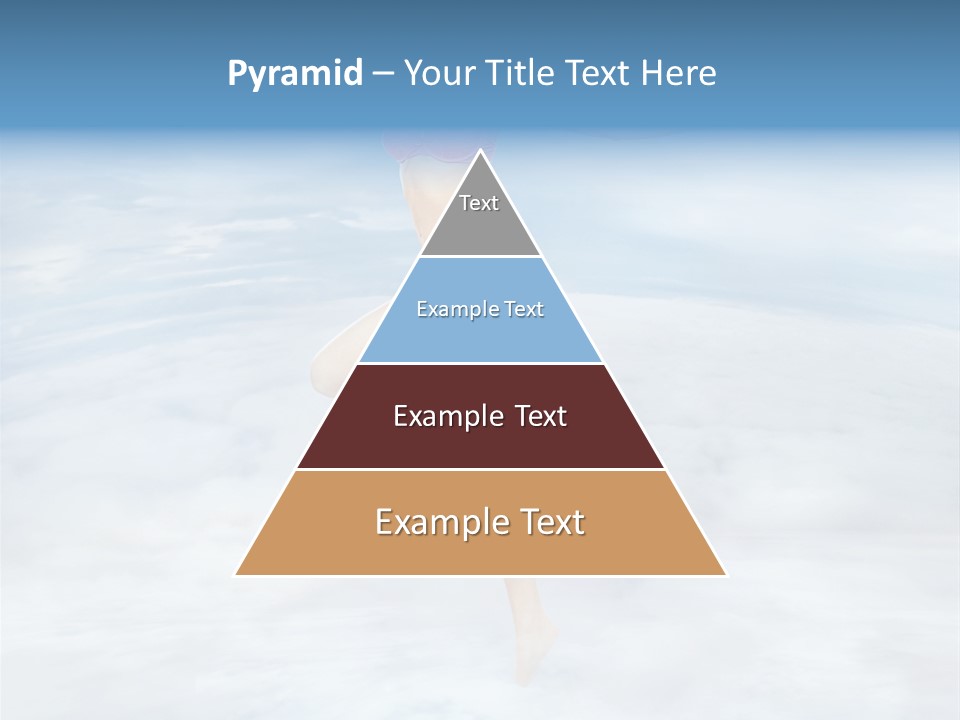 Lady Run Fly PowerPoint Template