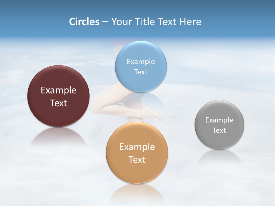 Lady Run Fly PowerPoint Template