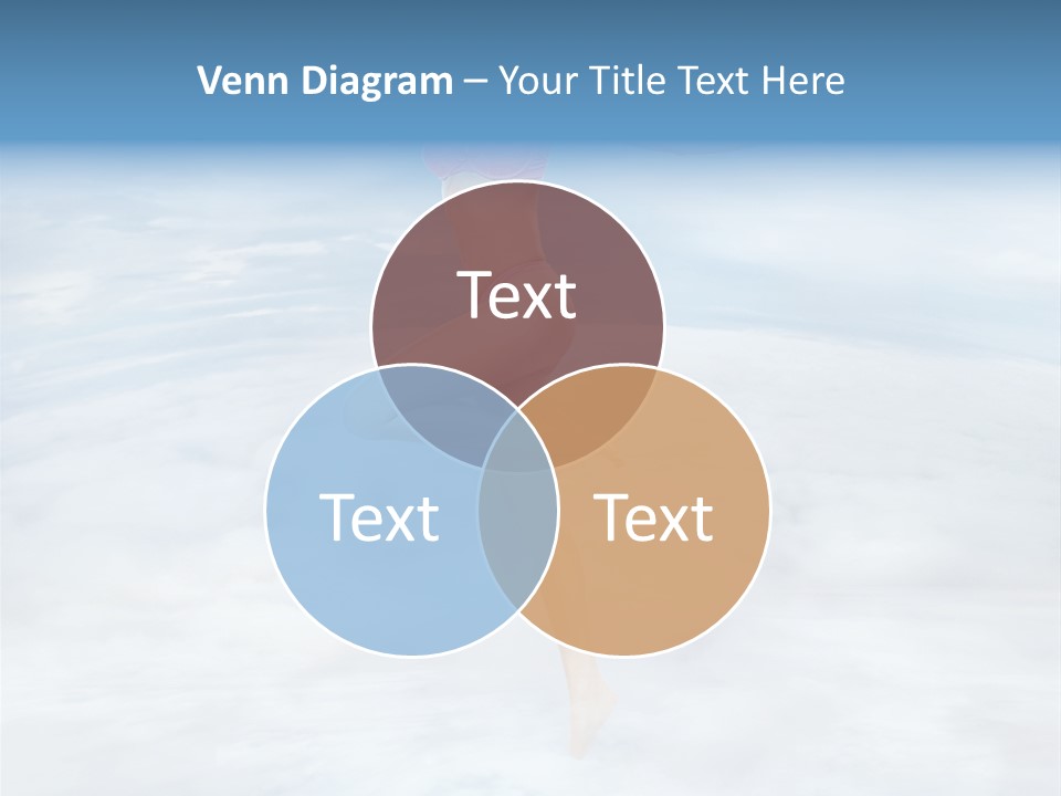 Lady Run Fly PowerPoint Template