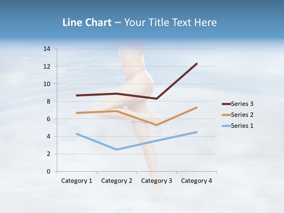 Lady Run Fly PowerPoint Template