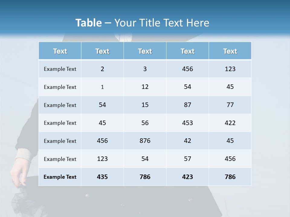 Figure Li Ten Itting PowerPoint Template