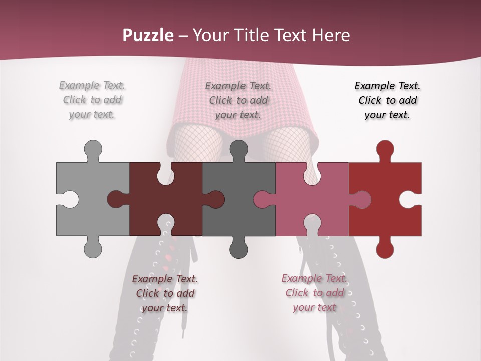 Figure Chair Teamwork PowerPoint Template