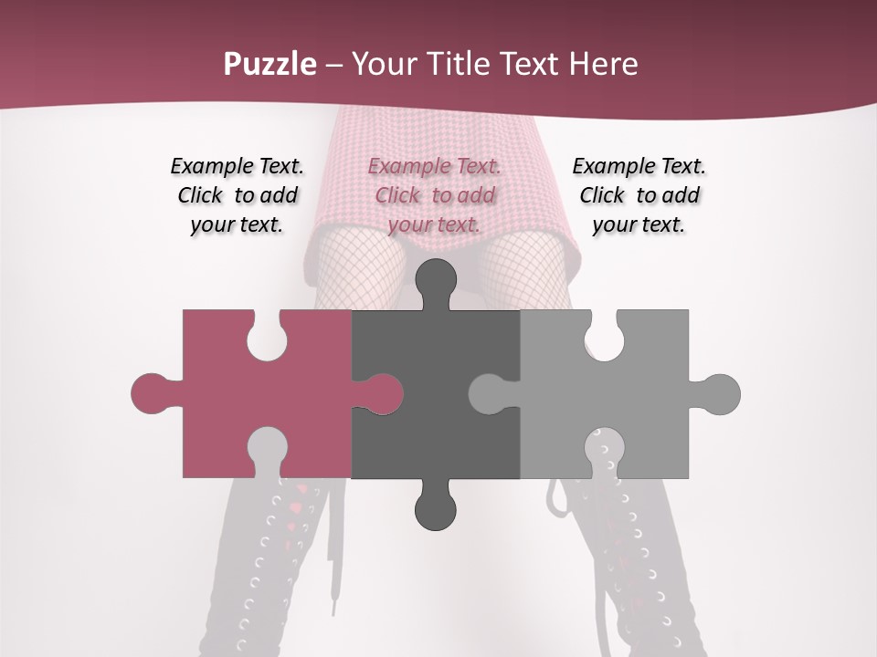 Figure Chair Teamwork PowerPoint Template