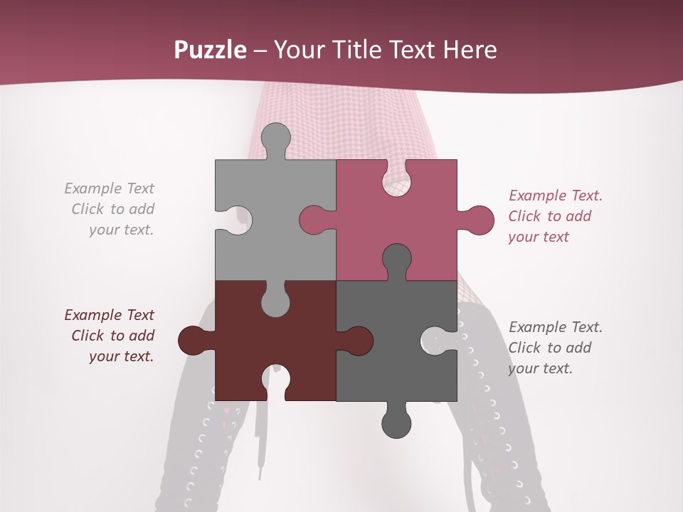 Figure Chair Teamwork PowerPoint Template