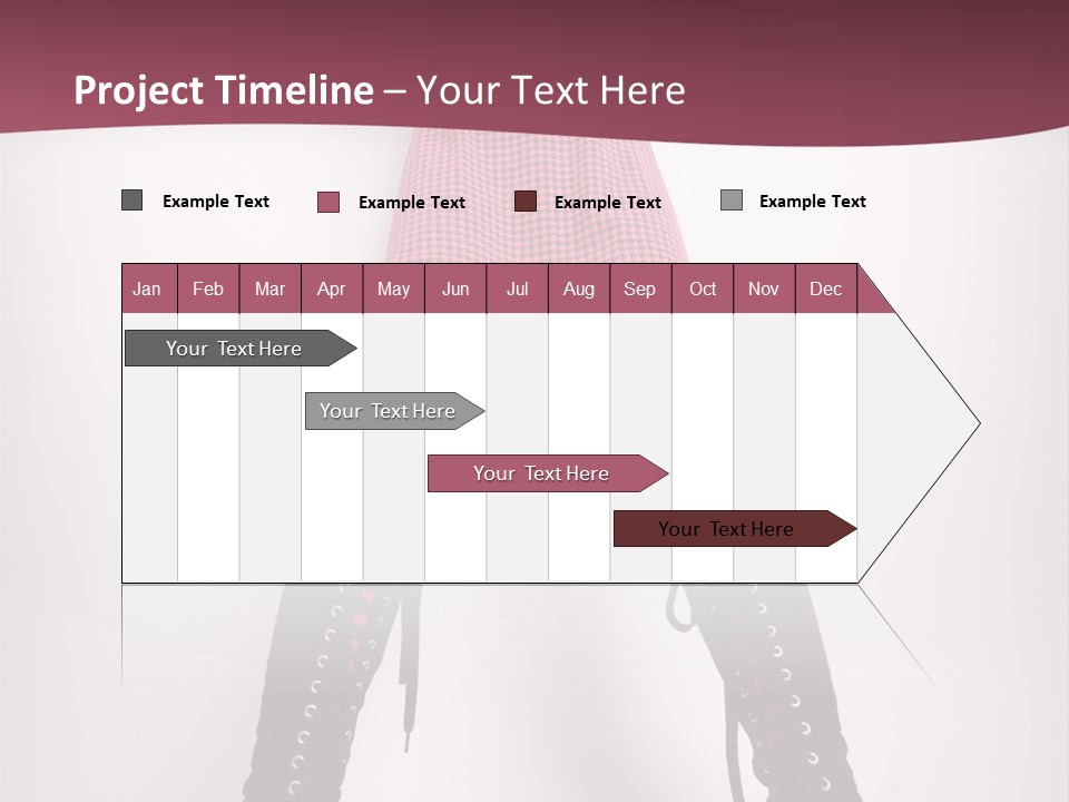 Figure Chair Teamwork PowerPoint Template