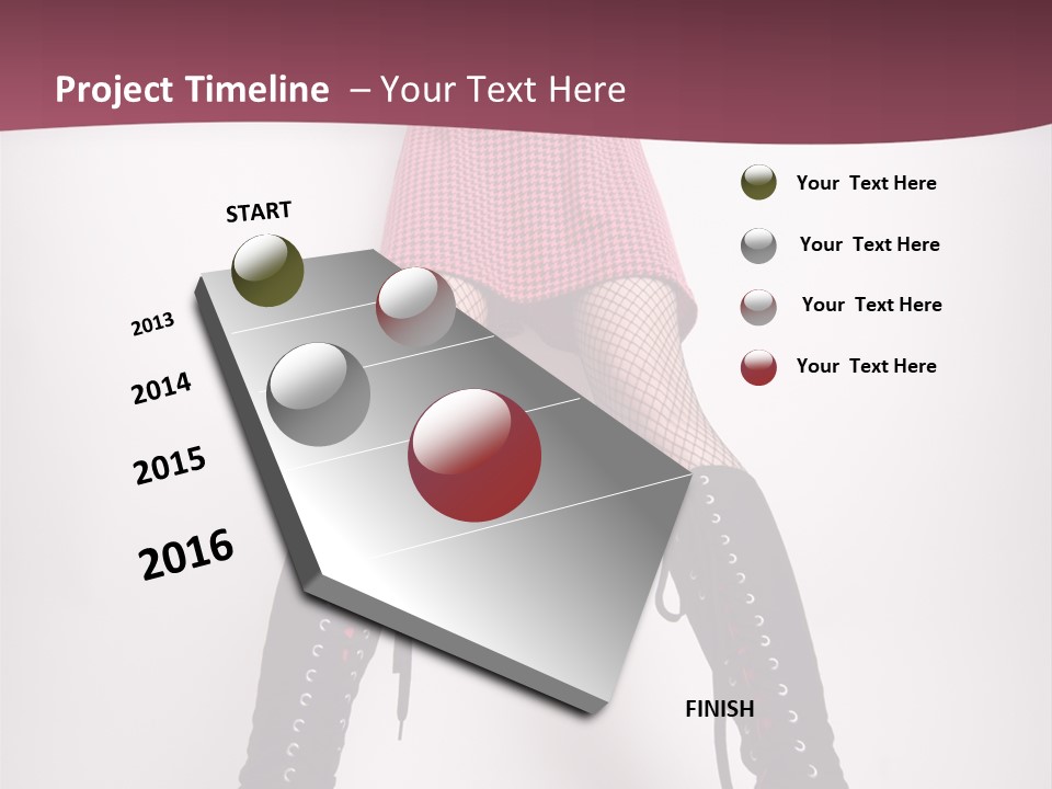 Figure Chair Teamwork PowerPoint Template