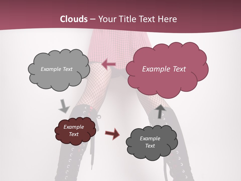 Figure Chair Teamwork PowerPoint Template