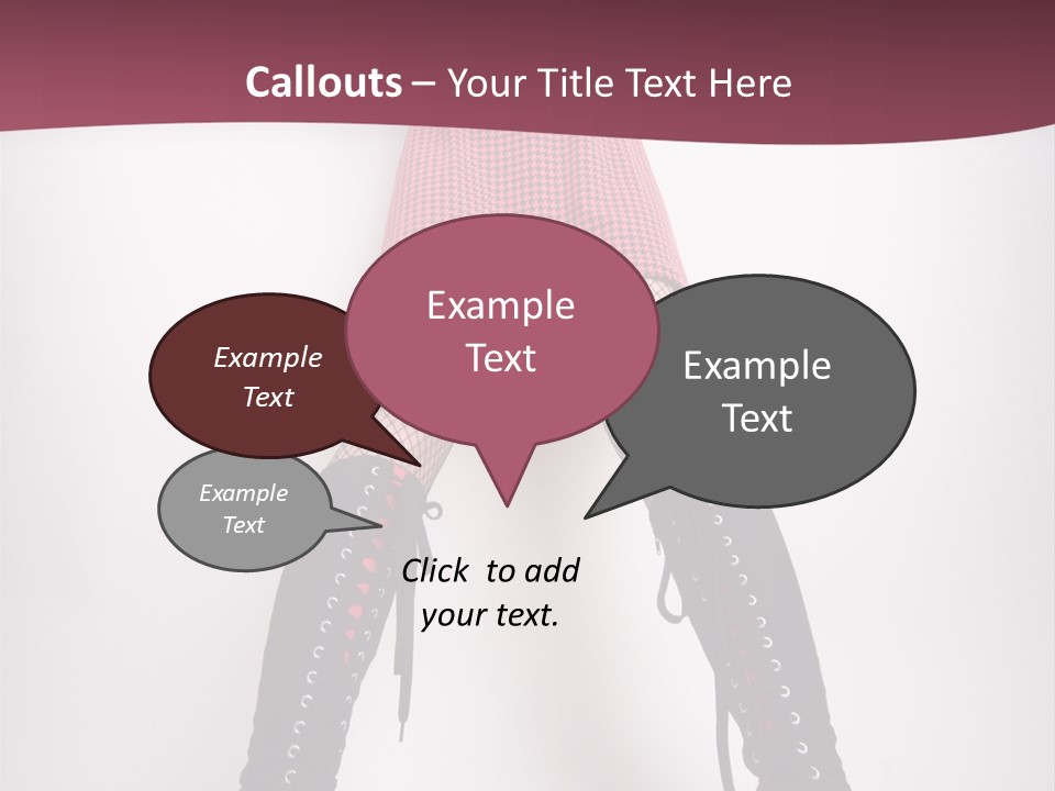 Figure Chair Teamwork PowerPoint Template