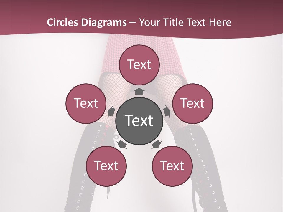 Figure Chair Teamwork PowerPoint Template