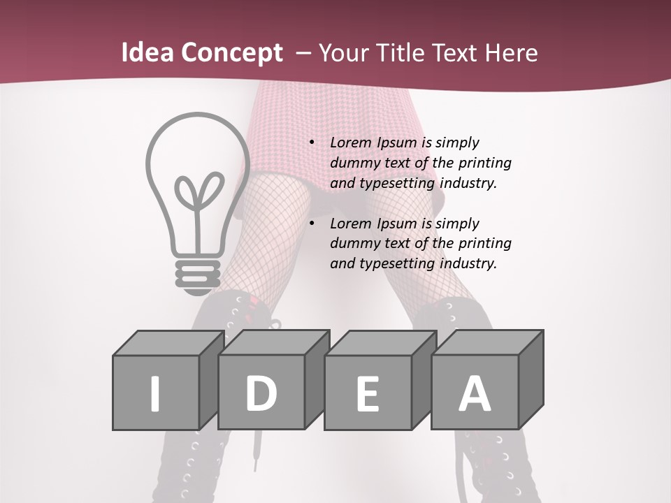 Figure Chair Teamwork PowerPoint Template