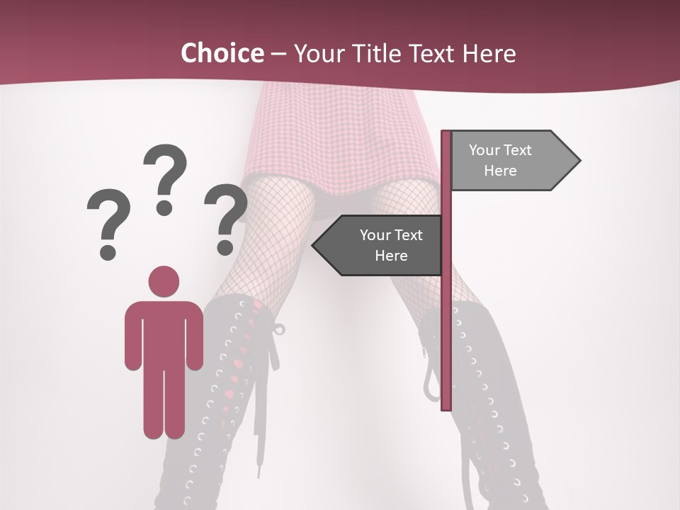 Figure Chair Teamwork PowerPoint Template