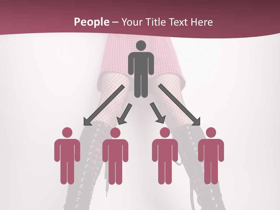 Figure Chair Teamwork PowerPoint Template