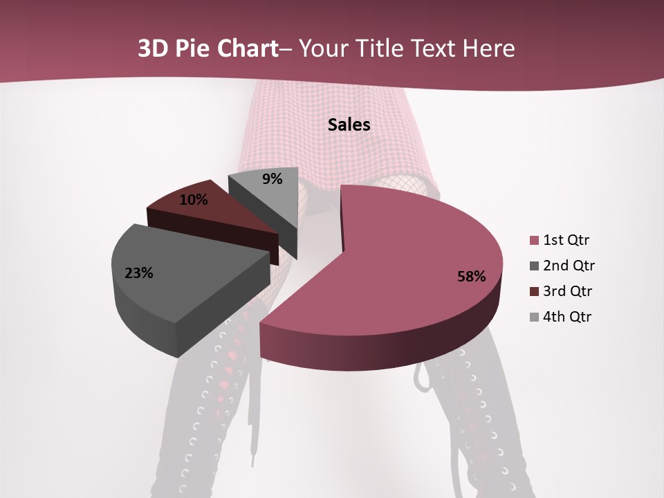 Figure Chair Teamwork PowerPoint Template