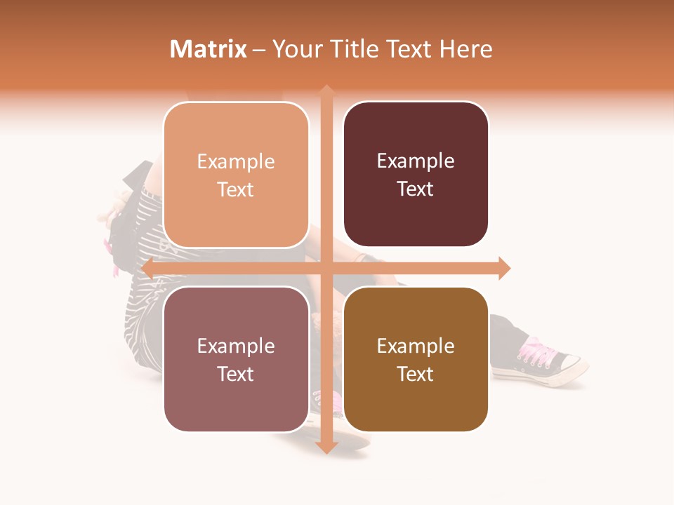 A Woman Sitting On The Floor With A Teddy Bear PowerPoint Template