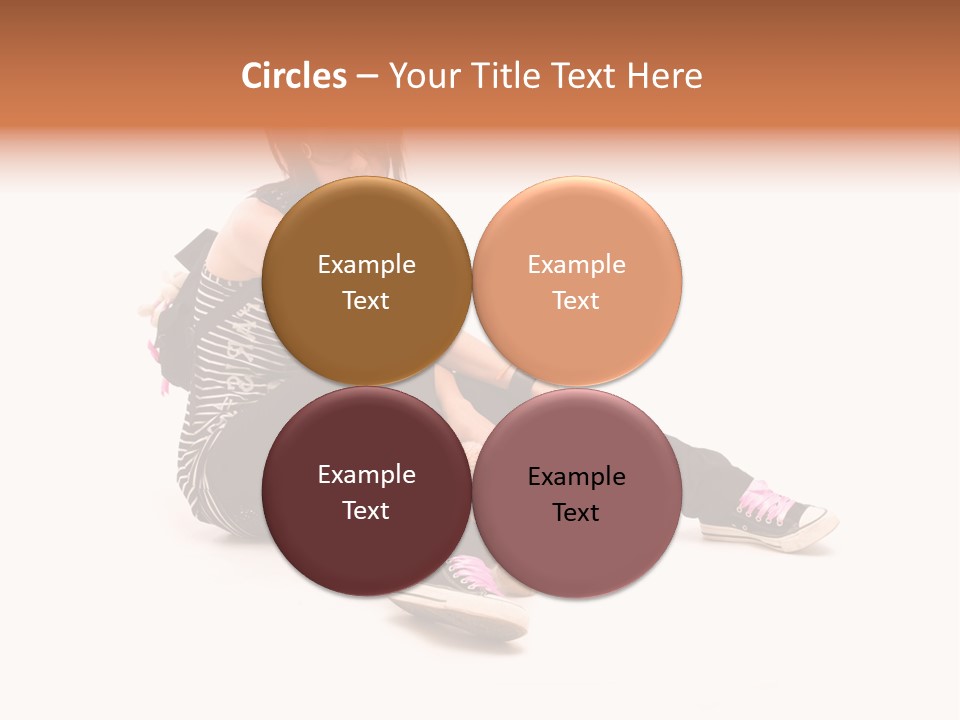 A Woman Sitting On The Floor With A Teddy Bear PowerPoint Template