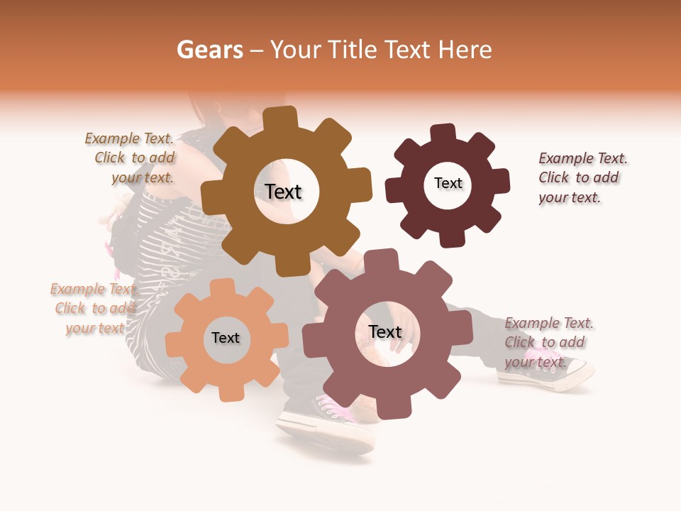 A Woman Sitting On The Floor With A Teddy Bear PowerPoint Template