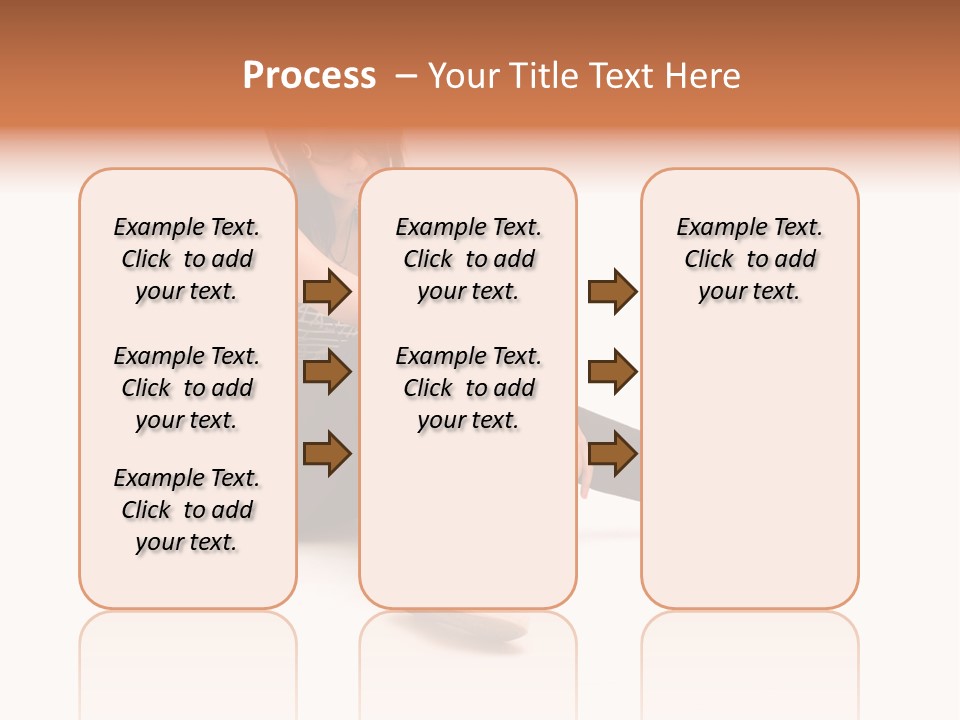 A Woman Sitting On The Floor With A Teddy Bear PowerPoint Template