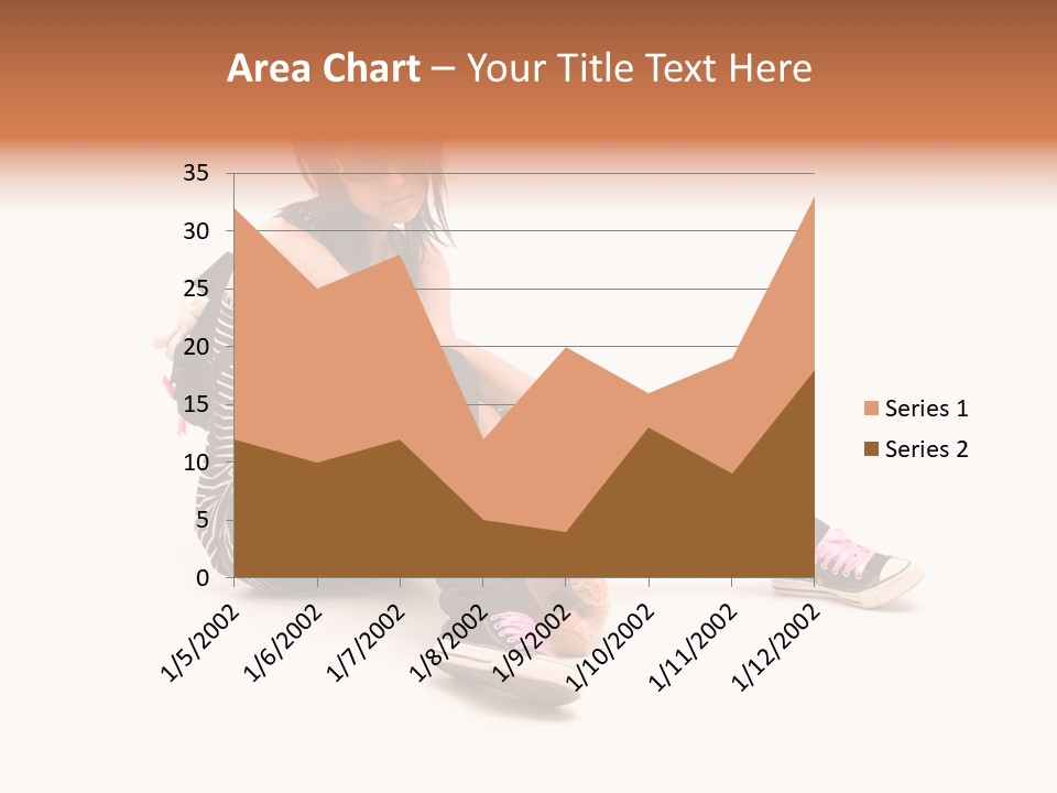 A Woman Sitting On The Floor With A Teddy Bear PowerPoint Template