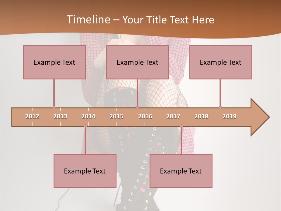 A Woman With Headphones Is Sitting On The Floor PowerPoint Template