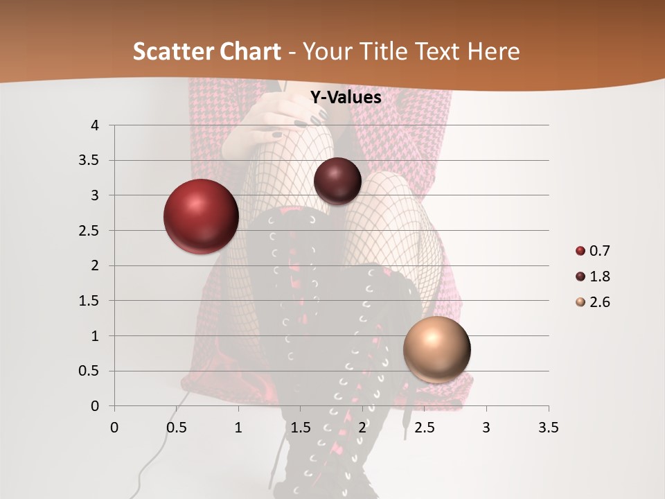 A Woman With Headphones Is Sitting On The Floor PowerPoint Template