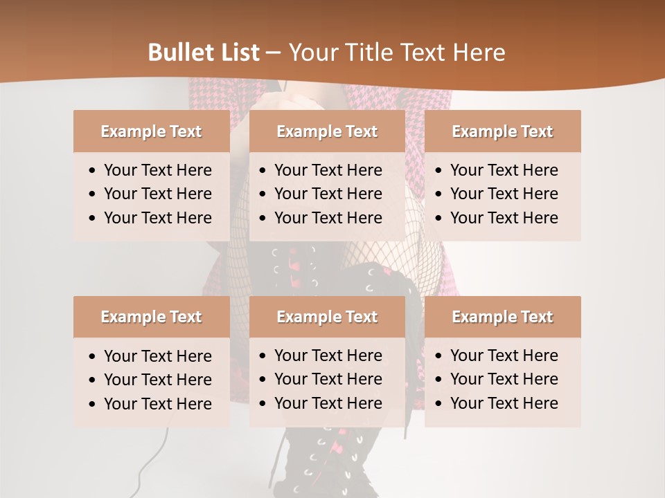 A Woman With Headphones Is Sitting On The Floor PowerPoint Template