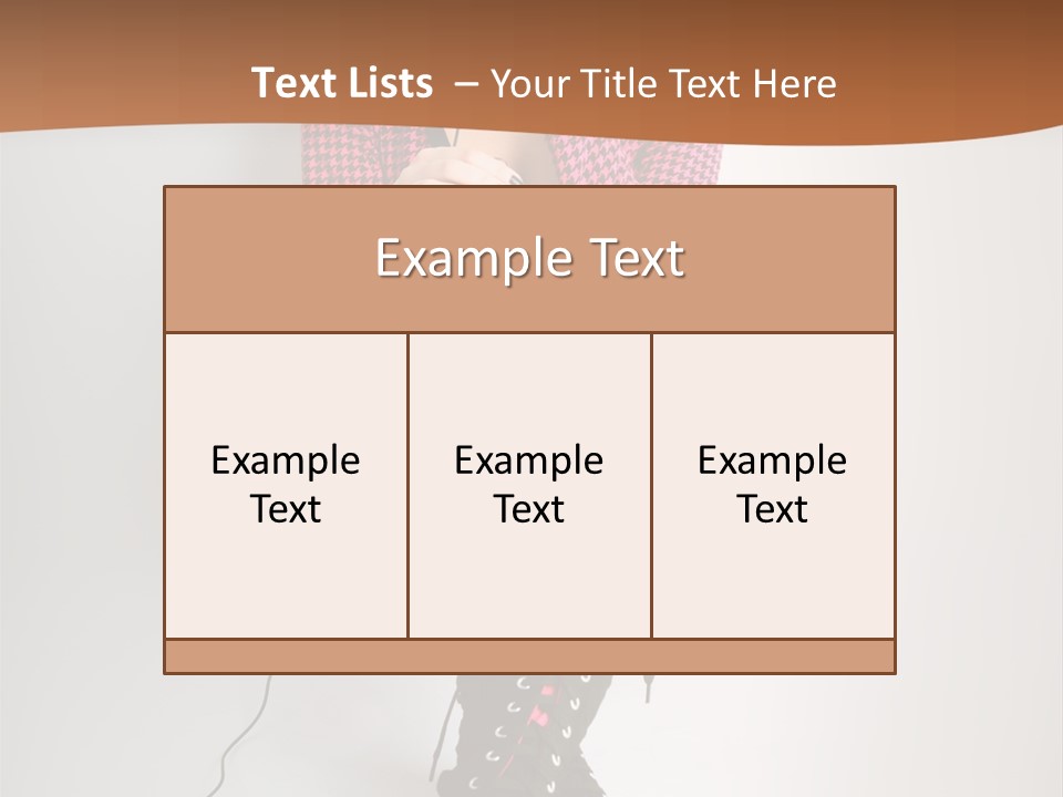 A Woman With Headphones Is Sitting On The Floor PowerPoint Template