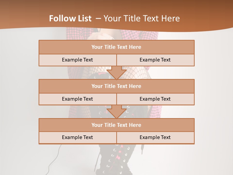 A Woman With Headphones Is Sitting On The Floor PowerPoint Template