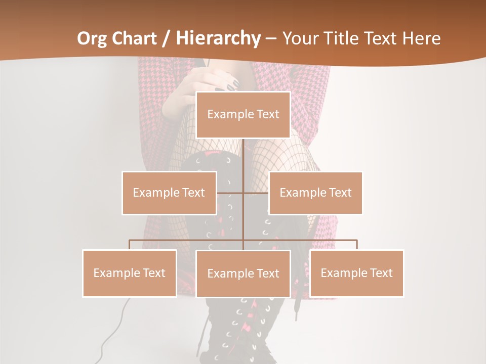 A Woman With Headphones Is Sitting On The Floor PowerPoint Template