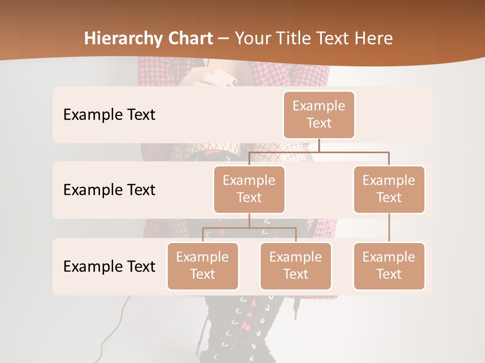A Woman With Headphones Is Sitting On The Floor PowerPoint Template