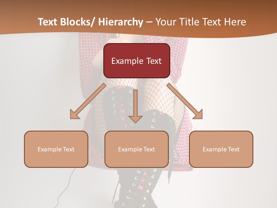 A Woman With Headphones Is Sitting On The Floor PowerPoint Template