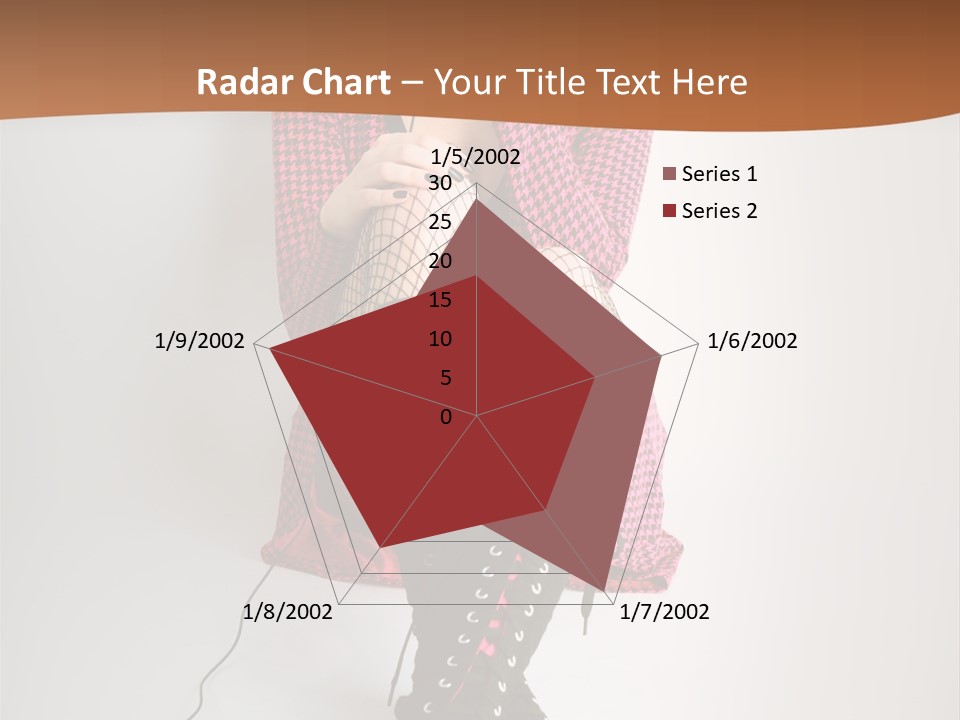 A Woman With Headphones Is Sitting On The Floor PowerPoint Template