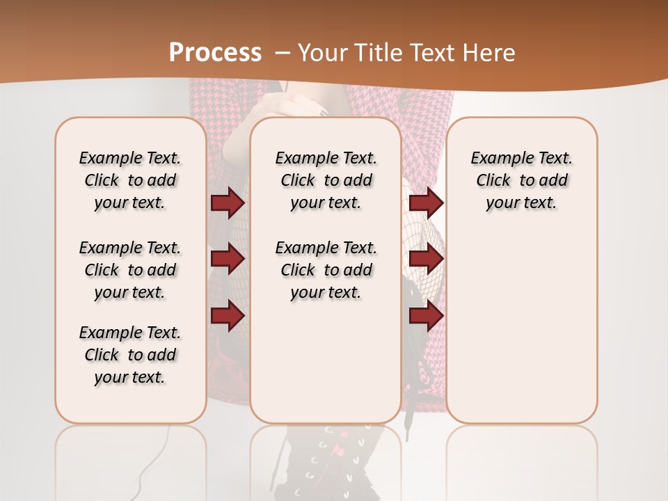 A Woman With Headphones Is Sitting On The Floor PowerPoint Template